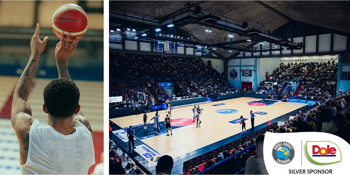 Dole Italia è Silver Sponsor di Vanoli Basket Cremona